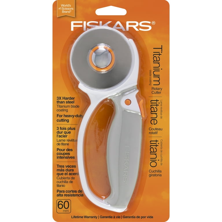 Fiskars Titanium Softgrip Comfort Loop Rotary Cutter (60 mm)