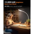 thumbnail image 2 of Lámpara de fototerapia Aoife 11000 Lux Sunlight sin rayos UV, 10 niveles, 2 of 7