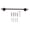 Black, variant on Nieyigj Antique Bathroom Towel Bar 19.7in / 50cm Sturdy Copper Elegant Retro Style Hand Towel Holder Rack with Screws Hex Wrench for Home Wall Organizer