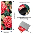 thumbnail image 4 of Rose Leopard Yoga Mat Towel with Storage Bag, 72.8"x26.8" - Suitable for Yoga, Pilates, Fitness, Gym Towel, Gym Towels, and Yoga Blanket, 4 of 6