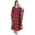thumbnail image 3 of Moomaya Printed MaxiDress KaftanFor Women Nightgown Bikini Cover Up Plus Size Caftan, 3 of 6