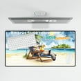 thumbnail image 4 of British Shorthair Hello Summer Beach Theme with Sunglasses and Tropical Cocktail Desk Mat Full Keyboard Mouse Pad Cat Lover Kitten Owner Gifts Large Mousepad - 00009, 4 of 5