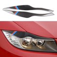 thumbnail image 3 of Kenally 1 par de pegatinas de fibra para faros delanteros, cejas, párpados, repuesto para E90 320i 325i 330i 2005-2012 Vehículos, repuestos y accesorios Mis, 3 of 6