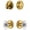 Lifetime Brass, variant on Grandeur 818025 Georgetown Solid Brass Single Cylinder Keyed Entry Knobset And Deadbolt