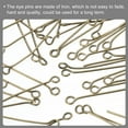 thumbnail image 5 of 200Pcs Eye Pins Jewelry Findings Eye Pins 16mm Iron Eye Pins for Jewelry Making 21 Gauge Bronze, 5 of 6