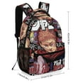 thumbnail image 3 of Jujutsu Kaisen Backpack Bookbag Casual Daypack Travel Backpacks for Work Hiking Camping, 3 of 7
