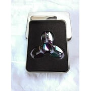 Tri Fidget Hand Spinner Metallic Rainbow Crab Toy Stress Reducer Ball Bearing High Speed Spinners - May help with ADD, ADHD, Anxiety, and Autism