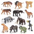 thumbnail image 1 of Figura de animal prehistórico realista de 1-4 pulgadas, modelo de cápsula, adorno de habitación de dinosaurio, 1 of 4