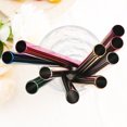 thumbnail image 3 of Metal Reusable Straw Set 304 Stainless Steel Straw Straight Bent Drinking Straw With Case Cleaning Brush Set Party Bar Accessory 9pcs silver, 3 of 6
