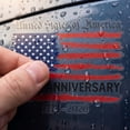 thumbnail image 6 of Decorative Sticker, 250th Anniversary White Sticker, 1 Piece, For Independence Day American Patriotic Decoration, 6 of 6