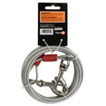 thumbnail image 3 of Petmate Aspen Pet Super Heavy Duty Dog Tie-Out Galvanized Steel Cable Trolley, 15' Long for Dogs Up To 250 lb, Silver, 3 of 6