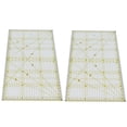 thumbnail image 1 of Suministros Para Acolchado, Escala Precisa, 2 Uds., Reglas Para Acolchado, Datos Claros Para Dibujar, Margen De Costura Para Medir Y Dibujar ANGGREK Quilting Rulers Set, 1 of 8