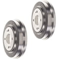 thumbnail image 5 of Detroit Axle - 4pc Rear Brake Drum Kit for 1992-2000 Honda Civic 1986-1989 Accord 1997-2000 Acura EL 2007-2008 Honda Fit, Brake Drums Brake Shoes Replacement, 5 of 7
