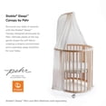 thumbnail image 3 of Toldo para cuna Stokke Sleepi de Pehr Grey para Sleepi Mini y cuna/cama, 3 of 6