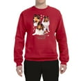 thumbnail image 2 of If It's Not a Collie It's Just a Dog Gift | Mens Dog Lover Crewneck Graphic Sweatshirt, Red, Medium, 2 of 4