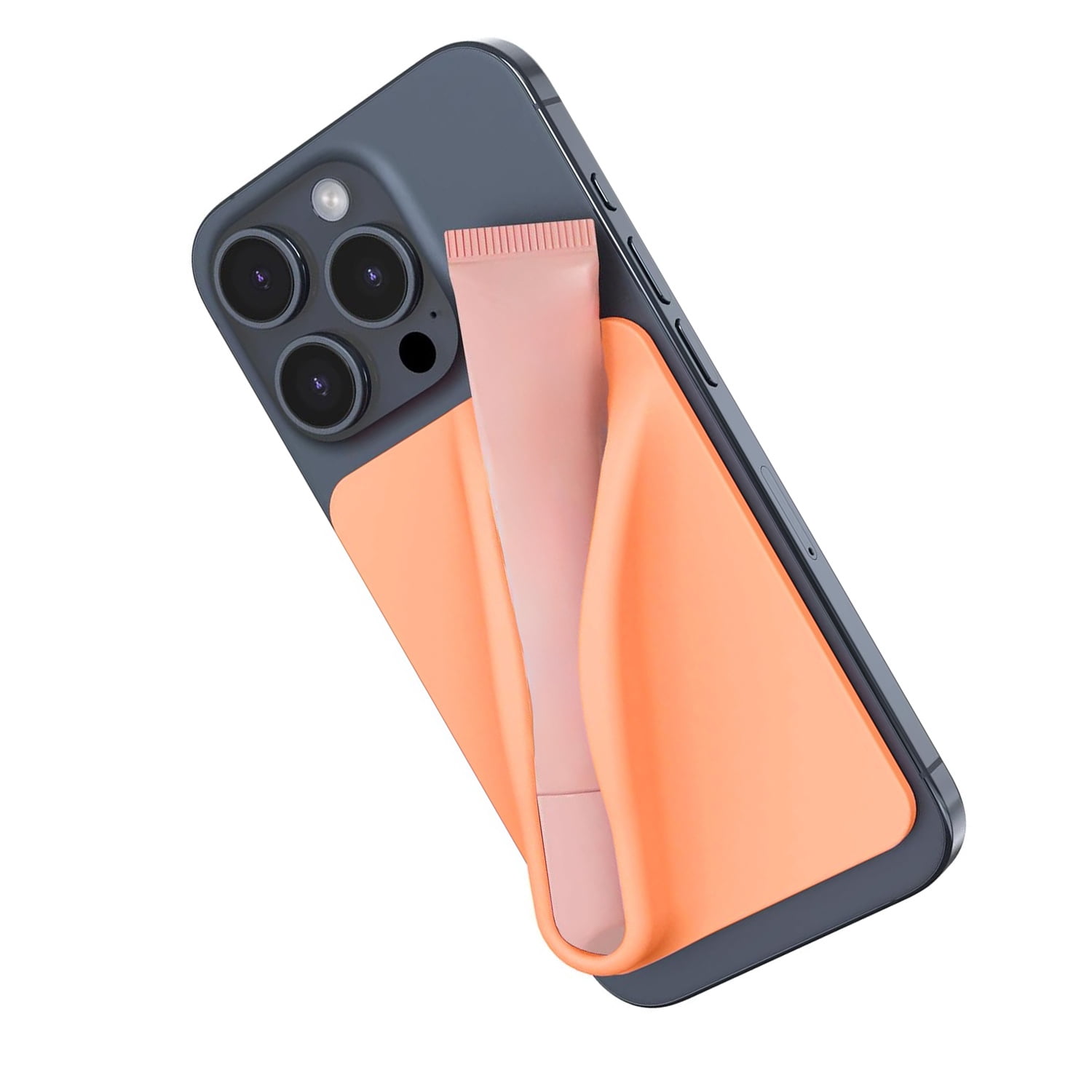 Soft Sleeve Holder for Lip Gloss Tubes - Orange