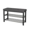 thumbnail image 2 of neatfreak! Fabric Upholstered Shoe Storage Bench, 2 of 9
