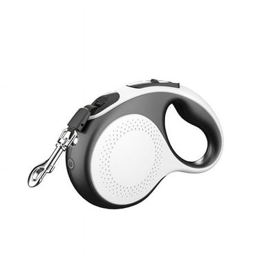 Surlong Retractable Dog Leash with Rechargeable LED Flashlight for Night Walks, 16FT Dog Walking Leash with Chew Proof Cable, for Dog ups to 55lbs, Ergonomic Handle,One Button Break & Lock