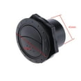thumbnail image 3 of Paquete de 8 70x45 Mm Cubierta de Ventilación de Aire Salida de Montaje en Pared Rejilla de ABS forma forma forma Negro Yotijar Salida de ventilación de aire para yates marinos, 3 of 9