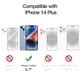 thumbnail image 3 of Protector de pantalla JeTech Privacy para iPhone 14 Plus de 6.7 pulgadas, paquete de 2, 3 of 7