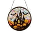 thumbnail image 2 of Adorno colgante de acrílico con atrapaluz de murciélagos voladores y castillo de calabaza para Halloween | Decoración reflectante espeluznante con aro para colgar | Ideal para fiestas de Halloween,, 2 of 9