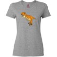 thumbnail image 3 of Inktastic Roaring T-Rex Women's T-Shirt, 3 of 5