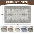thumbnail image 2 of D Boho Area Rug for Living Room Machine Washable Rug Non Slip Carpet Soft Living Room Rug Room Decor Rugs for Bedroom Kids Playroom, 2 of 7
