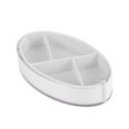 thumbnail image 6 of Unique Bargains 1 Pc 4 Grids Rotating Lid Pill Case Durable for Travel White, 6 of 6