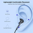 thumbnail image 3 of Earbuds USB C Headphone for Samsung Galaxy A17 A16 5G A15 A35 S25 Ultra S24 FE S23 S22 S21 S20 Type C Earphones with Mic Volume Control Wired Earbud USB C for iPhone 17 16 15 Pro Max 16e, 3 of 7