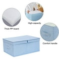 thumbnail image 3 of Caja de almacenamiento tipo cajón para artículos diversos, caja de almacenamiento con acabado de tela tipo cubierta, 3 of 5