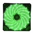 thumbnail image 1 of Seitruly 120mm LED Ultra silencioso computadora PC ventilador con cubierta 15 LEDs 12V Cpu disipador de calor enfriador ventilador de Juegos de teclado y mouse para computadora verde 12cm, 1 of 8