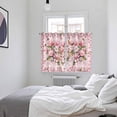 thumbnail image 3 of Pink Orchid Kitchen Curtains Window Panels, Spring Floral Flowers Leaves Botanical Insulated Window Treatment Curtain, Grommet Curtains for Bedroom/Living Room/Bathroom, 2 Piece 52"Wx72"L, 3 of 8