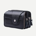 thumbnail image 7 of fankhu Men PU Leather Waterproof Waist Bag Mobile Phone Belt Pouch Wallet (Black), 7 of 7