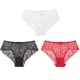 thumbnail image 1 of piezas de ropa interior para mujer Invisible sin costuras Bikini ropa interior de encaje media cobertura de espalda bragas, 1 of 6