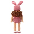 thumbnail image 5 of For 14 to 16 inches New Born Baby Dolls Plush jumpsuit with Hooded Socks Doll Clothes Accessories 4 Pieces(No Doll), 5 of 5