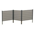 thumbnail image 1 of Outdoor Privacy Screen, 3-Panel No-Dig Metal Fence, Rustproof Decorative Garden Barrier, Heavy Duty Animal Deterrent & Flower Bed Protector, Easy Install for Patio, Backyard, Vegetable Gardens, 1 of 7