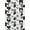 Blue, Pattern 2, variant on ODIKA 4'x6' Black White Geometric Diamonds Washable Area Rug Modern Trellis Design with Unique Patterns for Dorm Room, Small Living Stain Resistant Low Profile, Easy Care