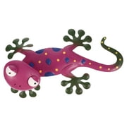 Iron Wall Craft 3d Wall Pendant Colored Gecko Shape Ornament Random Style