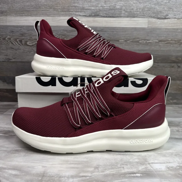 Adidas Men's Lite Racer Adapt 7.0 Running Shoe Burgundy/Shadow Red/White