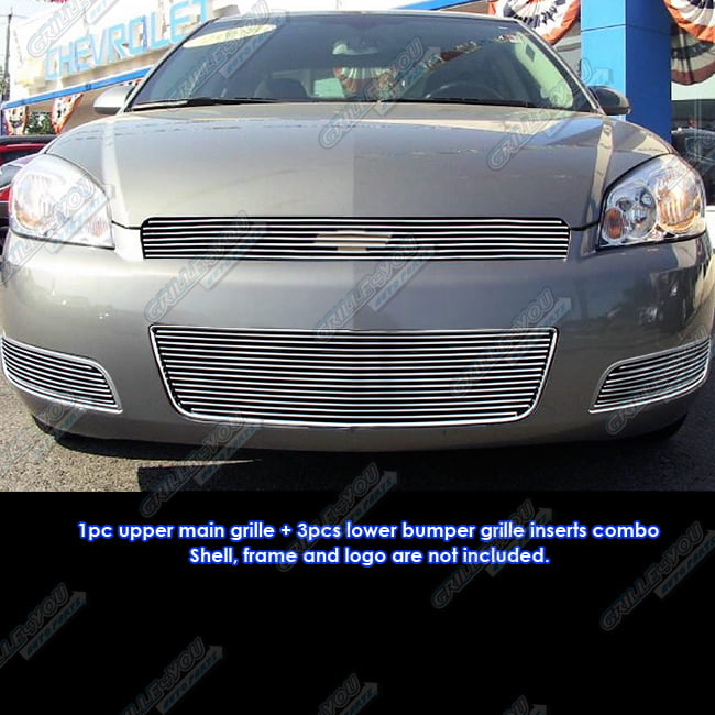 06 07 08 2008 Chevy Impala LT New Billet Grille Combo 