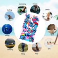 thumbnail image 5 of RHAFAYRE Microfiber Quick Dry Beach Towel, Printing Towel, Sandless Towel, Super Absorbent Towel for Fitness, Yoga, Sauna 150x75 CM, 5 of 5