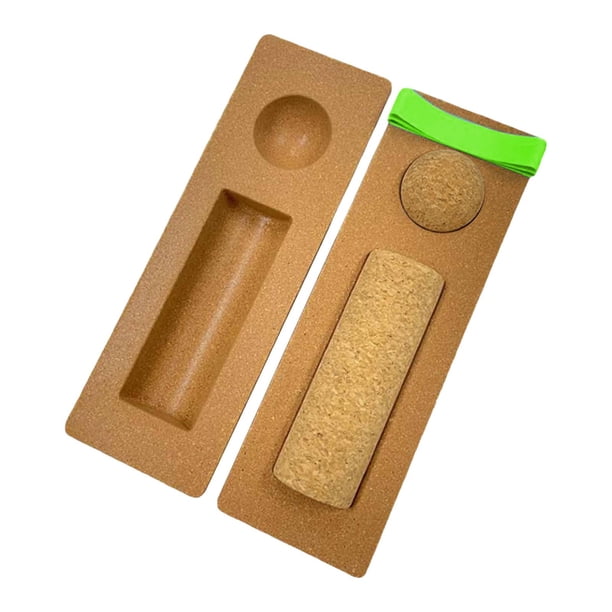 Tabla de equilibrio para fortalecer los pies, equipo de equilibrio para adultos y niños, pelota de masaje Bola de corcho