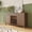 Walnut, variant on Modern 60 Fluted Wine Bar Cabinet, Coffee and Liquor Station with Wine Rack Glass Holder and Adjustable Shelves, Bar Hutch for Living Room Kitchen Entryway Home