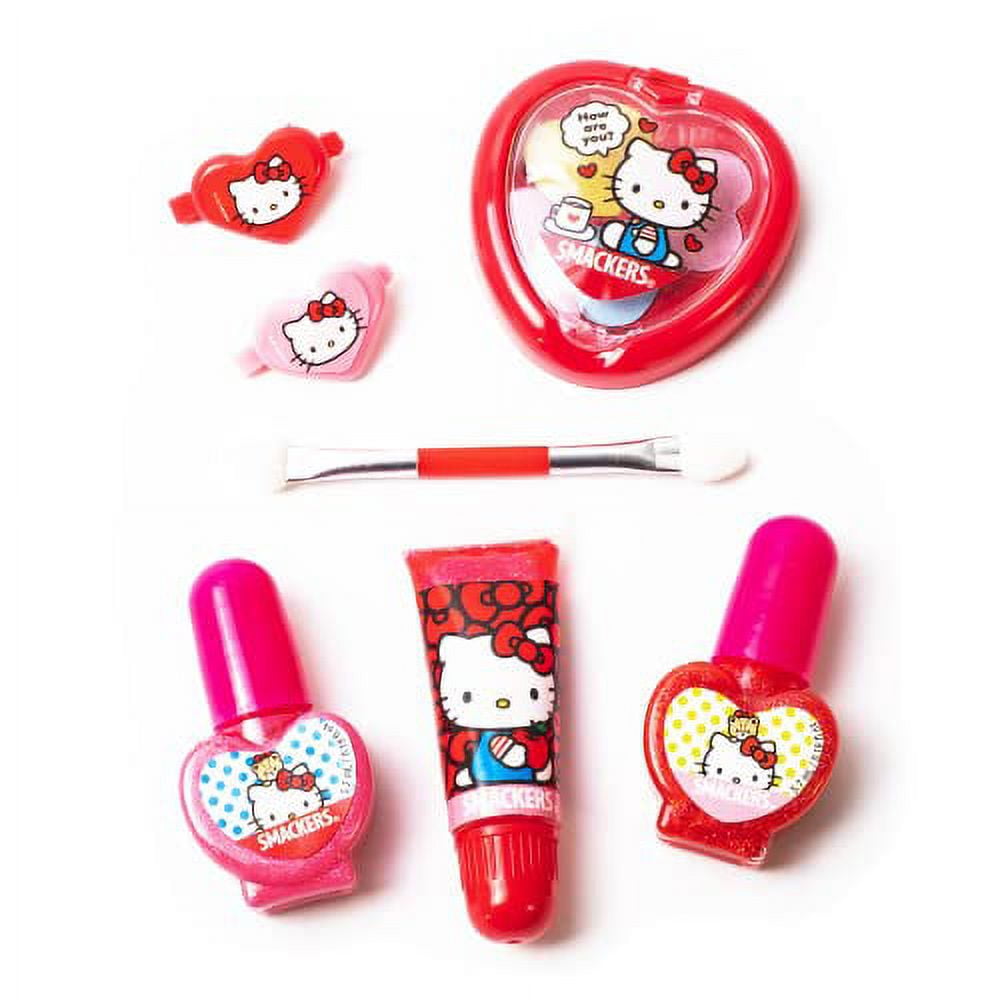 Hello Kitty, Makeup, Hello Kitty 6 Pack Lip Gloss With Keychain Mini Lip  Stain New