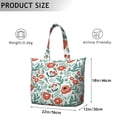 thumbnail image 5 of Flower Women's Large Weekend Travel Bag Moving Canvas Handbag Thick Double Layer Beach Weekend Travel Unisex Hospital Maternity Delivery with Toiletry Waterproof, 5 of 5