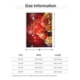 thumbnail image 5 of PHELIKA Merry Christmas Happy New Year 04 All Season Soft Throw Blanket Lightweight Flannel Fleece Blankets 50" x 60", 5 of 8