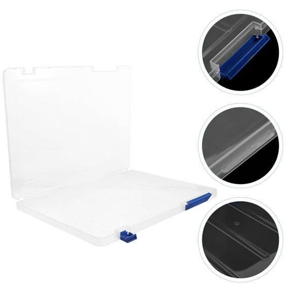 LULULION Magazine File Holder Blue Plastic 1Pack