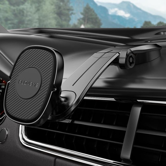 FLOVEME S1 soporte para teléfono de coche magnético giratorio plegable GPS soporte móvil