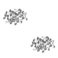 thumbnail image 2 of ZheElen Earring Stud Base Multi Stainless Handmade Popular Ear Pins Setting Daily DIY Jewelry Making Tool Beach Supplies Steel Color 4mm 2Set, 2 of 6