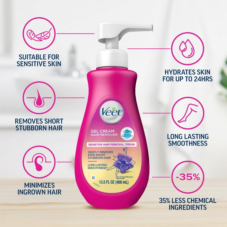 Veet Hair Removal Gel Cream, Body Hair Remover For Women